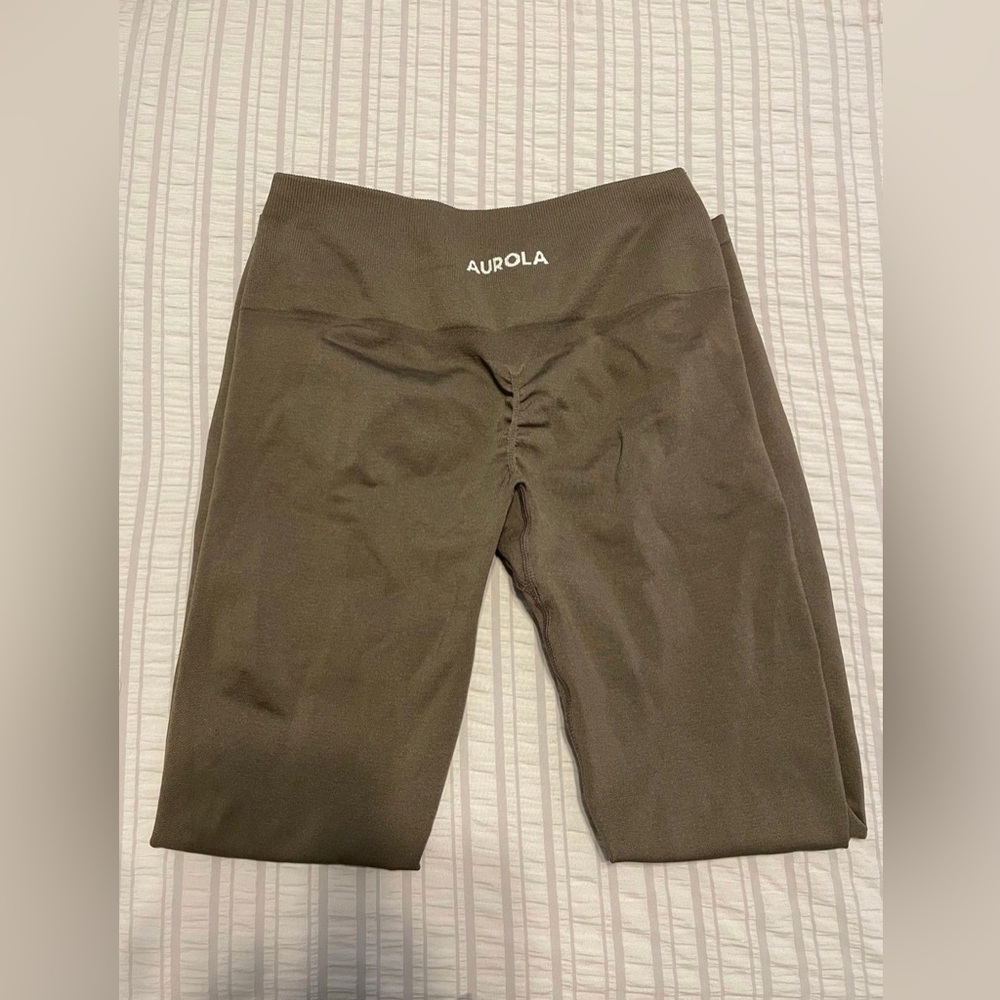 Aurola seamless brown leggings